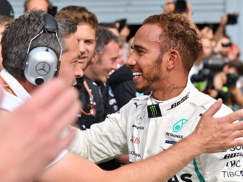 Lewis Hamilton se lleva la victoria en el Gran Premio de Italia