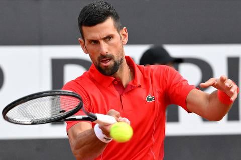 Novak Djokovic recibe un golpe en la cabeza con una cantimplora de un aficionado