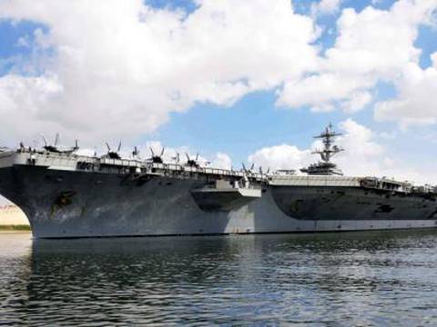Estados Unidos prueba la resistencia de sus nuevos portaviones ante fuertes explosivos