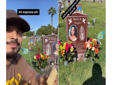 “Ya le limpié y ahora vamos a desayunar”: hombre conmueve por su “amor eterno” al llevar al cementerio flores y tamales a su esposa fallecida hace cinco años