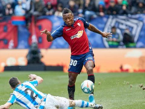 Estupiñán es el dueño y señor de la banda izquierda del Osasuna, resalta diario AS de España