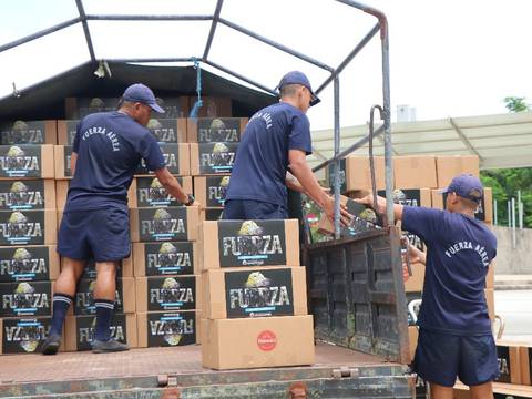 Cámara de Acuacultura entregó más de 2.000 kits de ayuda a las Fuerzas Armadas