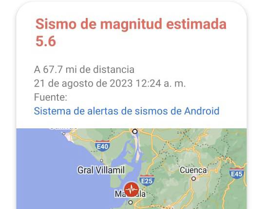 Alerta de sismo en Android: así funciona en los temblores