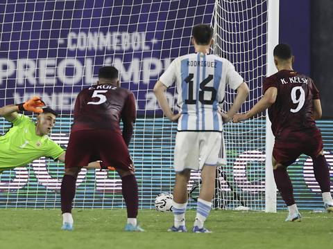 Venezuela y Argentina dividen honores en un partido lleno de polémicas por el Preolímpico Sub-23