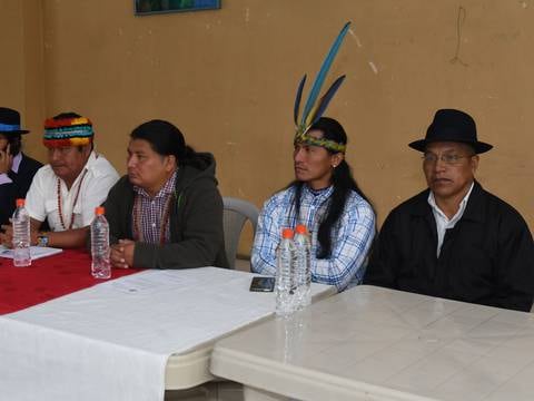 Indígenas de la Conaie rechazan proyecto de reformas tributarias enviado a la Asamblea