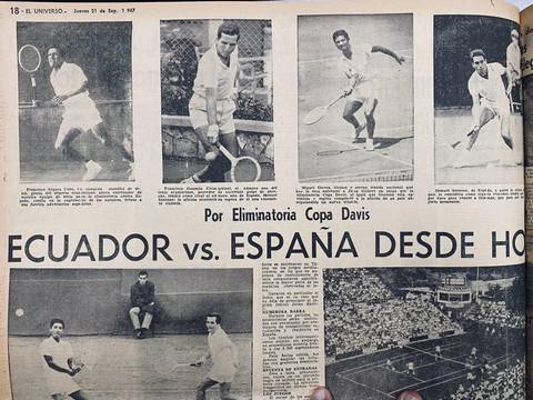 Copa Davis: Ecuador, a un tris de la final en 1967