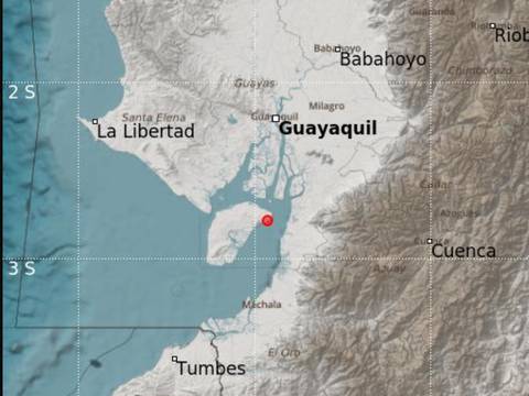 Descartan posibilidad de tsunami tras sismos en la provincia del Guayas