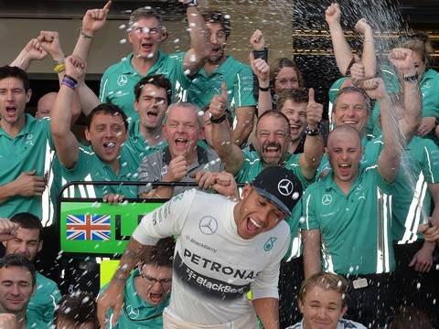 Lewis Hamilton: “Soy muy afortunado, por esta gran temporada”