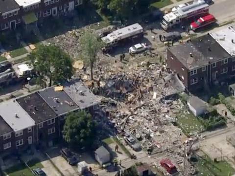 Una explosión en Baltimore destruye varias casas 