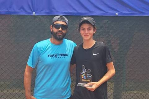 Emilio Camacho conquista su primer título ITF Junior en México