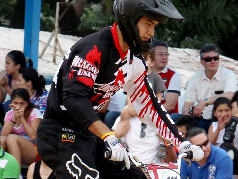 El pichinchano Nicolás Palacios fue el ganador en la prueba de bicicrós