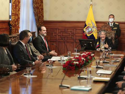 El presidente Guillermo Lasso mantuvo reuniones con representantes del BID y del FMI