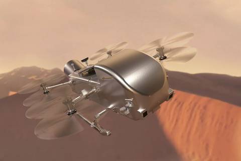 La NASA autoriza la misión de Dragonfly a la luna Titán para 2028