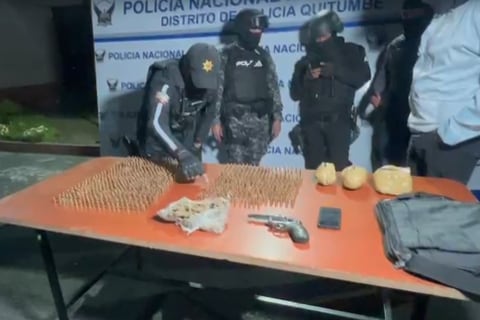 Operativos policiales antidrogas en Quito dejaron 35 detenidos en menos de dos semanas