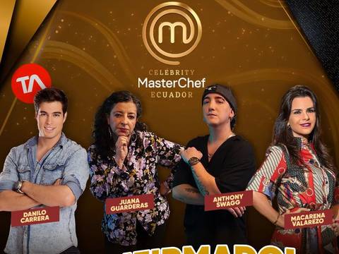 Danilo Carrera será parte de ‘MasterChef Celebrity’, al igual que Juana Guarderas, Anthony Swag y  Macarena Valarezo 