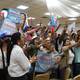 Elecciones 2023: Simpatizantes de Aquiles Álvarez y del correísmo festejan primeros resultados