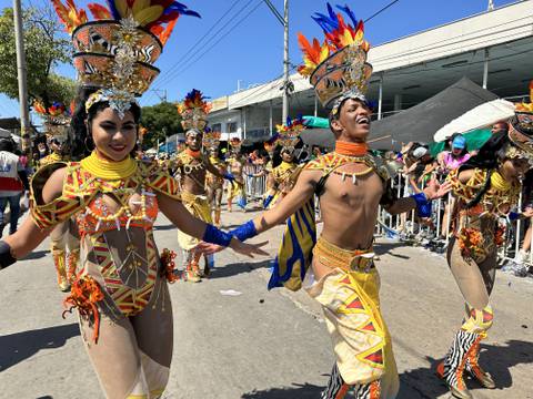 Batalla de las Flores, desfile del Carnaval de Barranquilla, Colombia.