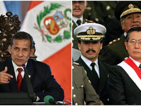 Ollanta Humala y Alberto Fujimori, expresidentes y rivales, juntos en la cárcel