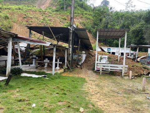 Una persona muere en deslizamiento reportado en zona de Paján