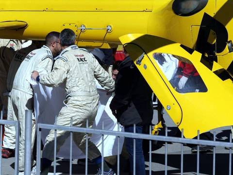 Fernando Alonso sufrió accidente en prueba de Fórmula 1 y fue trasladado a un hospital