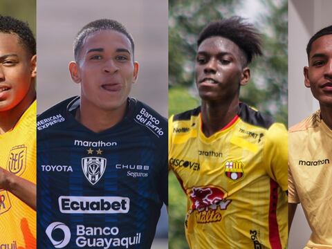 Aimar Govea, Kendry Páez, Allen Obando y Jhon Acurio, figuras de Ecuador a seguir en el Sudamericano Sub-17