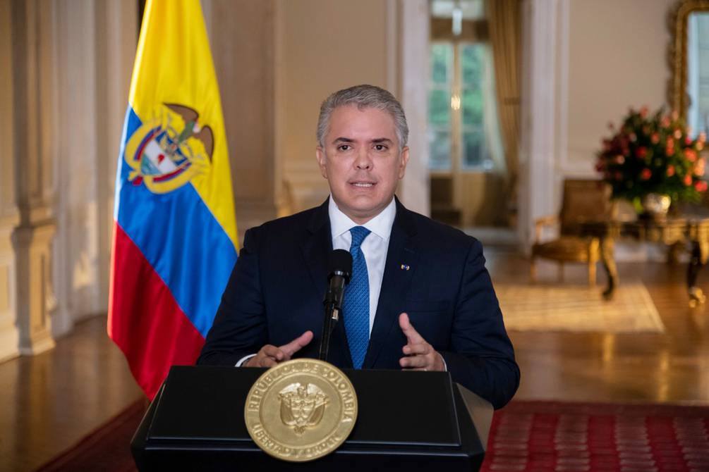 Presidente de Colombia, Iván Duque, pide diálogo sin “diferencias  ideológicas” tras siete días de protestas | Internacional | Noticias | El  Universo