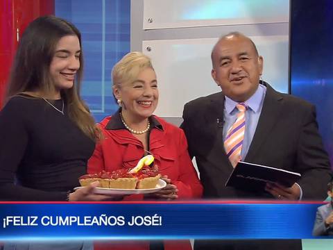 José Delgado fue sorprendido por su familia en su cumpleaños: ‘Gracias por este detalle que voy a llevar siempre en mi corazón’