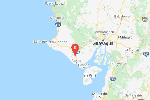 Sismo de magnitud 4.1 se registró este miércoles en General Villamil Playas
