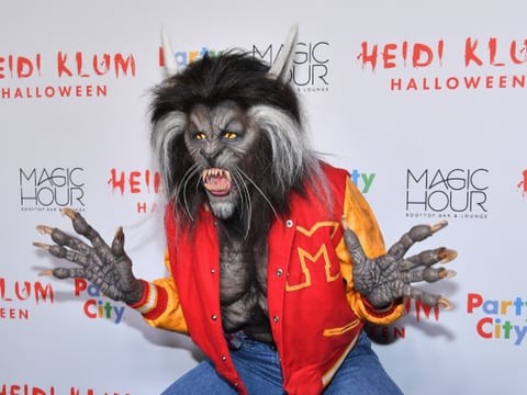 El lobo de 'Thriller', el disfraz con el que se destacó Heidi Klum este año