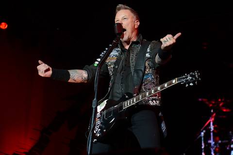 James Hetfield, líder de Metallica, hizo una dura confesión en el último concierto de su gira por Sudamérica 