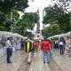 Feria de emprendedores activó el comercio y llenó de música al parque Centenario, en el centro de Guayaquil