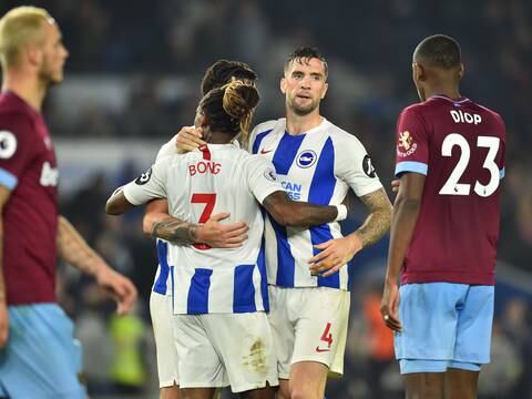 West Ham cae ante el Brighton y pone fin a su racha positiva