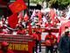 En marchas por el Día del Trabajo, en Guayaquil, organizaciones sindicales, jubilados, estudiantes, campesinos rechazaron las políticas laborables de Daniel Noboa