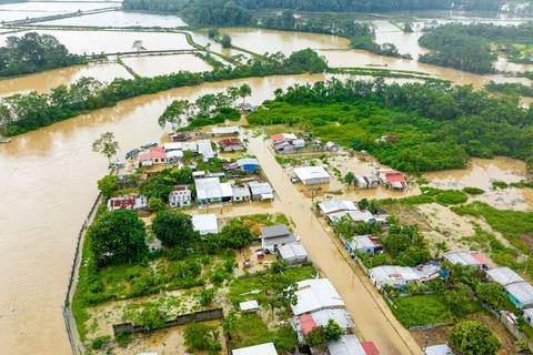 Más de 700 personas afectadas en Muisne tras desbordamientos de ríos