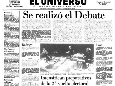 Febres-Cordero y Borja, el debate más recordado en Ecuador