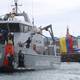 Rescatan dotación de lancha guardacostas de la Armada que sufrió percance en altamar