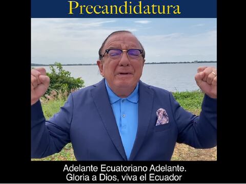 Álvaro Noboa anunció su precandidatura para las elecciones de 2021