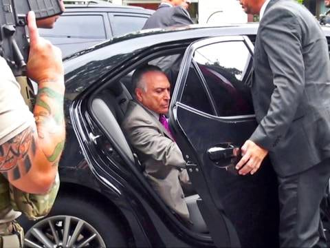 Expresidente brasileño Michel Temer fue liberado por orden de juez
