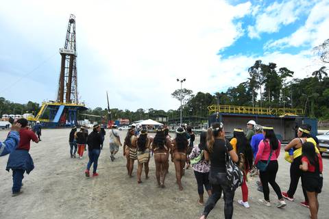 Alcaldía de Aguarico aclara que no está ‘promoviendo’ paralización de pozo petrolero, tras afirmación de viceministro Esteban Torres