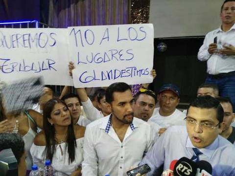 Dueños de centros nocturnos piden al intendente Tito Quintero más controles para evitar supuesta extorsión