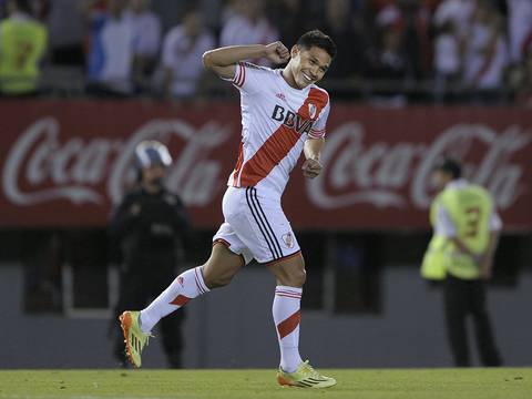 Teo Gutiérrez brilló en la goleada de River Plate sobre Belgrano