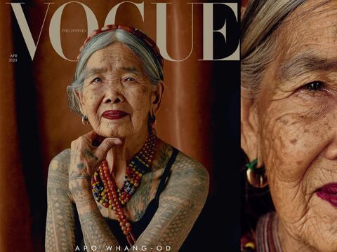 Quién es Apo Whang-Od, tatuadora de 106 años y  la mujer más longeva que ha salido en la portada Vogue