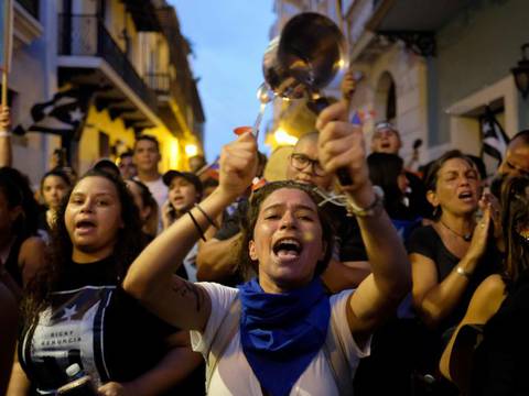 Presión en las calles de Puerto Rico logró la caída de Ricardo Rosselló 