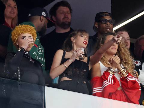 Ice Spice, Taylor Swift, Shaquille O’Neal y Paul Rudd: las estrellas disfrutan del Super Bowl 2024