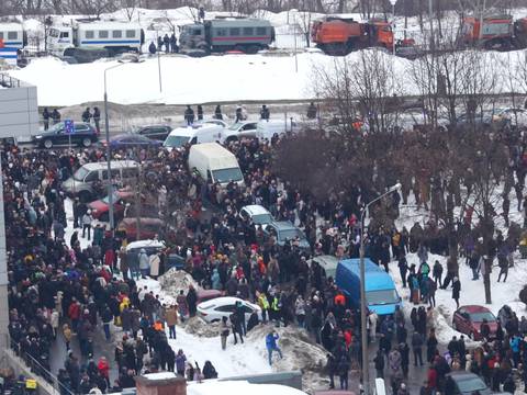 Más de cien detenidos en toda Rusia tras el entierro del opositor Aléxei Navalni