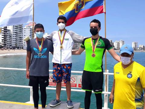 Club Educoach, de Quito, se apodera de dos títulos en cuatro pruebas de aguas abiertas  realizadas en Salinas