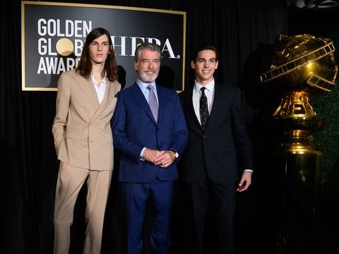 Dylan y Paris, los hijos de Pierce Brosnan, participarán en los Globos de Oro 2020