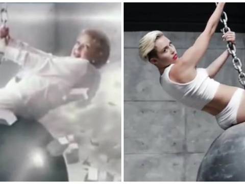 Betty White se sube a una bola al puro estilo de Miley Cyrus
