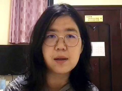 Periodista china será juzgada por informar sobre la situación del coronavirus en Wuhan