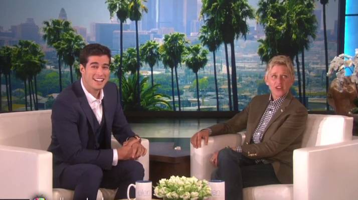Ecuatoriano Danilo Carrera en el show de Ellen DeGeneres | Gente |  Entretenimiento | El Universo